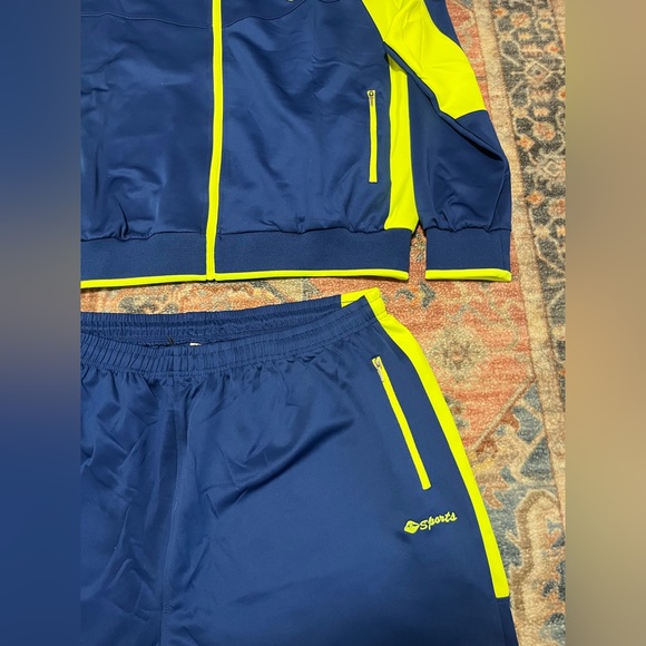 Sports Jacket & Pants Running Gym  4XL Full Zip Sweater Running - Picture 4 of 6